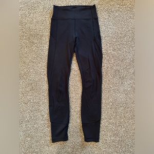 Lululemon In Movement Black Leggings